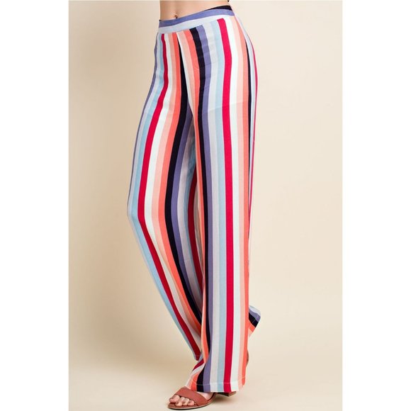 Honey Punch Pants - Honey Punch Striped Pants